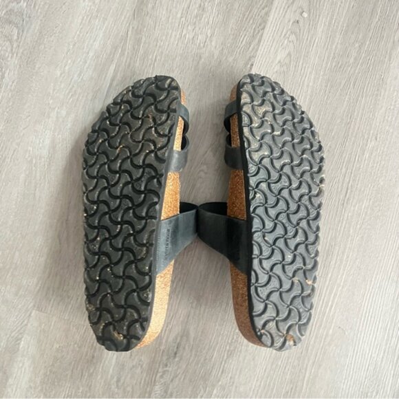 Birkenstock Mayari Sandals in Black and Tan Women’s Size 41/10 - Picture 6 of 8